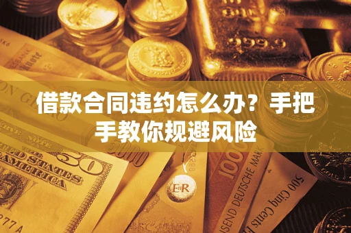 武汉借款合同违约怎么办？手把手教你规避风险