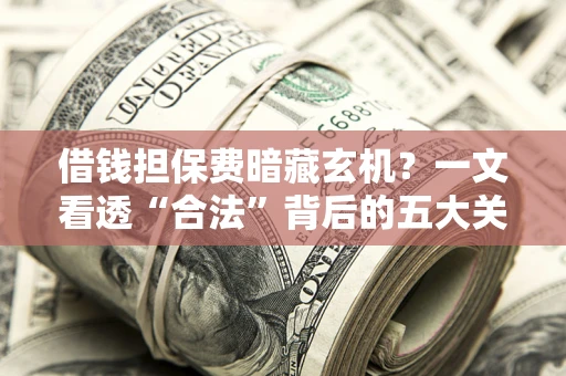 武汉借钱担保费暗藏玄机？一文看透“合法”背后的五大关键陷阱