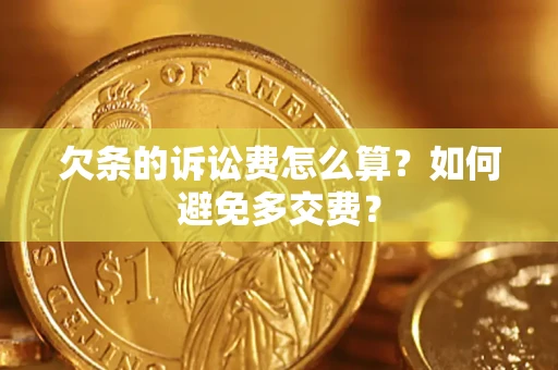 武汉欠条的诉讼费怎么算？如何避免多交费？