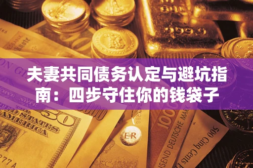 武汉夫妻共同债务认定与避坑指南：四步守住你的钱袋子