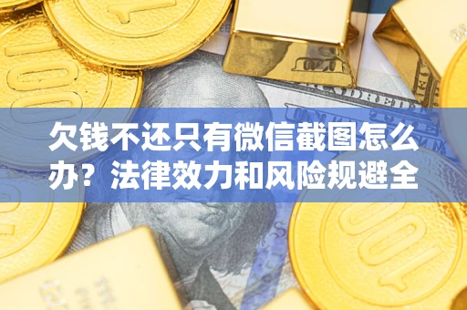 武汉欠钱不还只有微信截图怎么办？法律效力和风险规避全解析