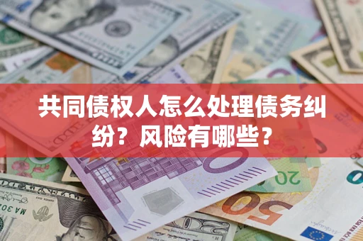 武汉共同债权人怎么处理债务纠纷？风险有哪些？