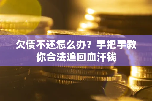 武汉欠债不还怎么办？手把手教你合法追回血汗钱