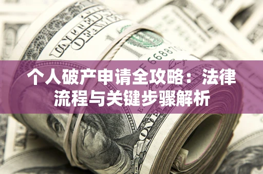 武汉个人破产申请全攻略：法律流程与关键步骤解析
