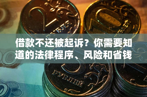 武汉借款不还被起诉？你需要知道的法律程序、风险和省钱技巧