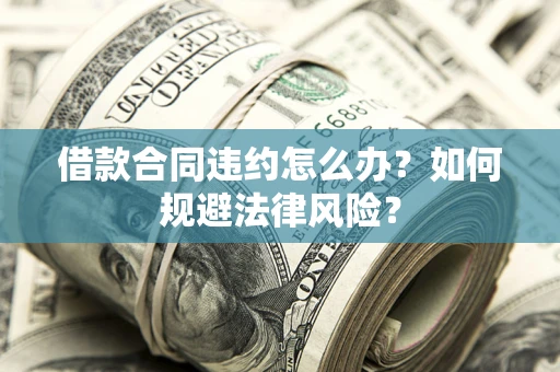 武汉借款合同违约怎么办？如何规避法律风险？