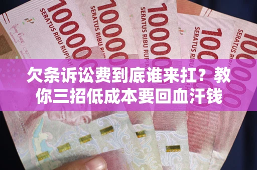 武汉欠条诉讼费到底谁来扛？教你三招低成本要回血汗钱